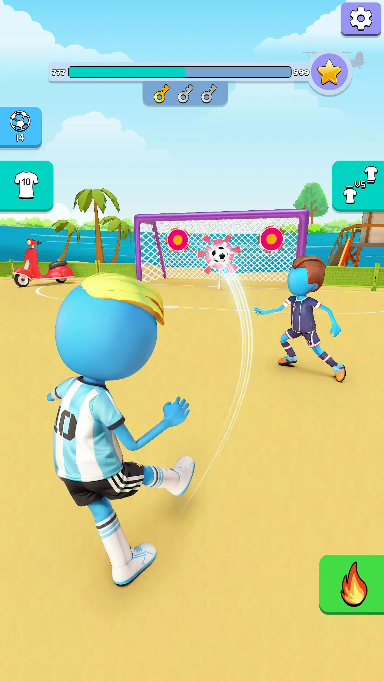 Kick It – Fun Soccer Game Ảnh chụp màn hình 2