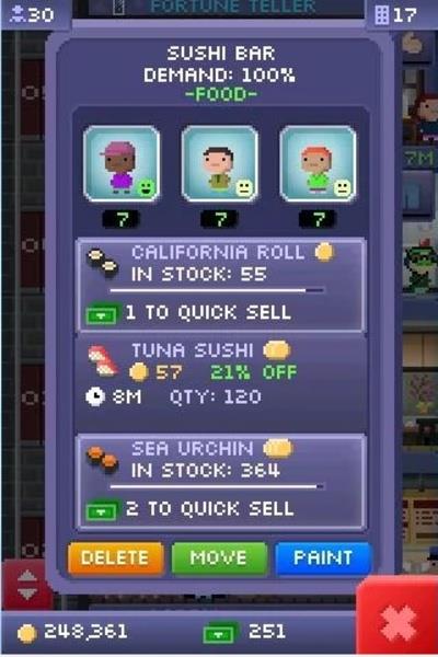 Tiny Tower Mod Ảnh chụp màn hình 1