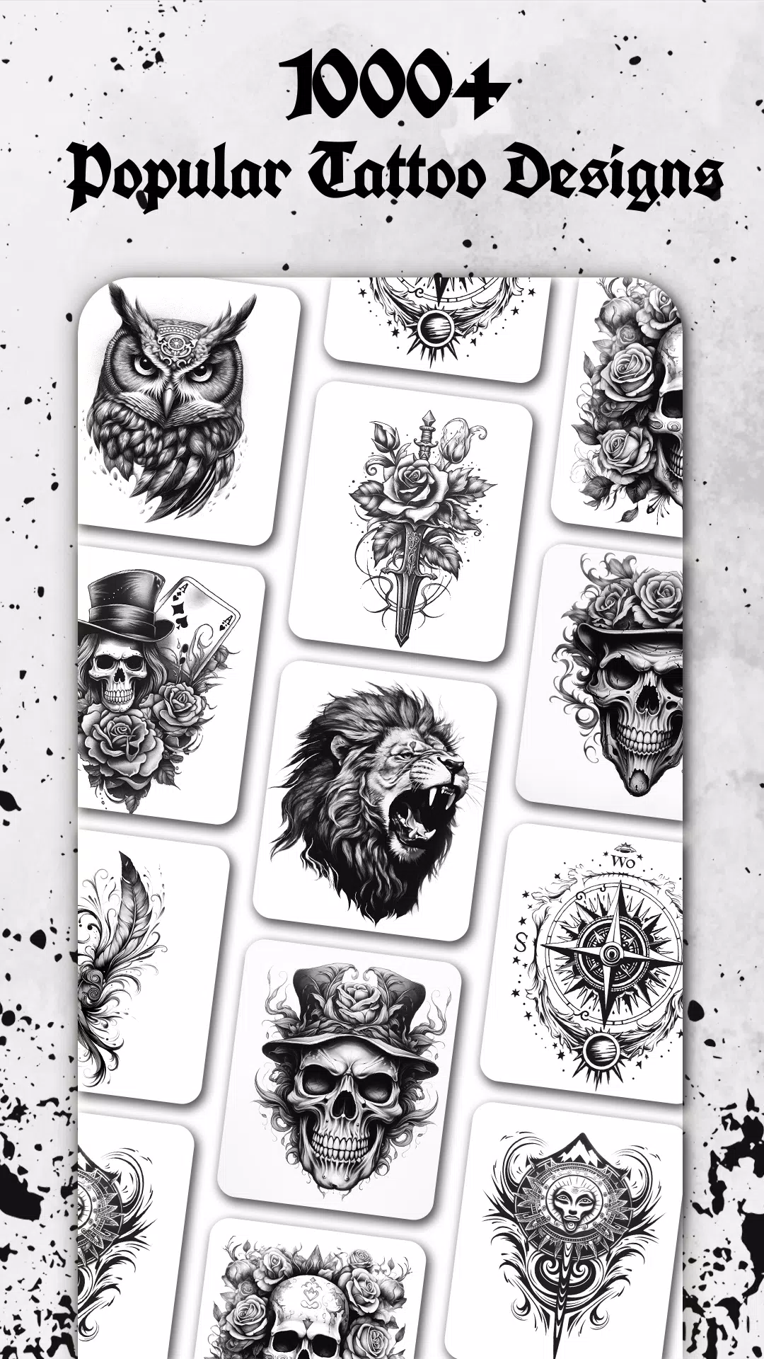 Tattoo Coloring games Schermafbeelding 0