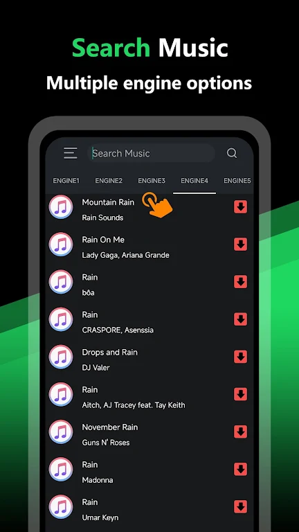 Music Downloader& Mp3 Download ဖန်သားပြင်ဓာတ်ပုံ 3