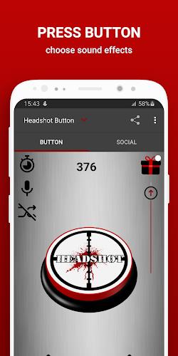 Boom Headshot Sound Button Captura de tela 2