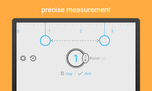 Ruler App: Measure centimeters Captura de tela 1