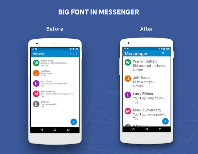 Big Font - Change Font Size & Text Size Ảnh chụp màn hình 2