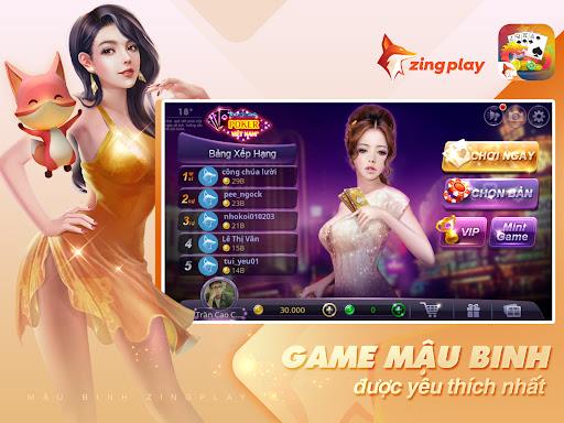 Poker VN ZingPlay ( Mậu Binh) ဖန်သားပြင်ဓာတ်ပုံ 0