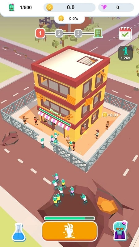 Idle Zombie Army স্ক্রিনশট 0