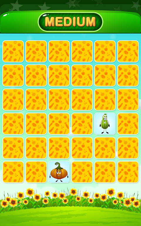 Vegetable Memory Match Game স্ক্রিনশট 2