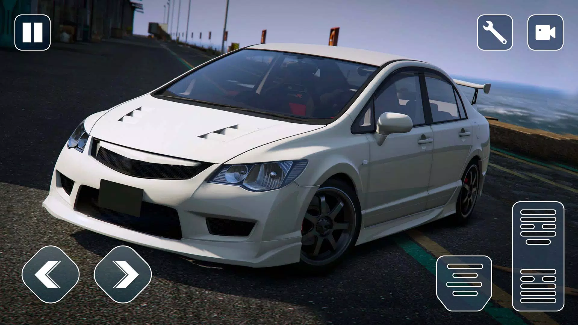 Furious Civic Car City Race 스크린샷 2