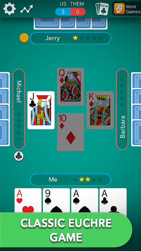 Euchre Classic Card Game স্ক্রিনশট 0