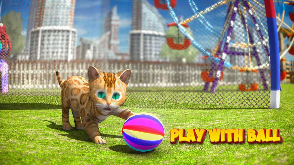 Kitten Game Pet Cat Simulator Скриншот 3