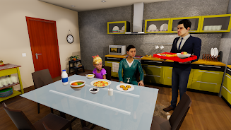 Virtual Daddy Family Life Game Captura de pantalla 0