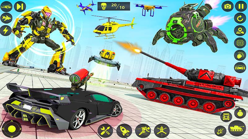 Army Tank Robot Car Games: स्क्रीनशॉट 3