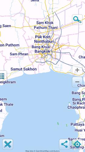 Map of Thailand offline Ảnh chụp màn hình 0