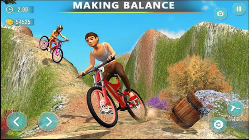 Offroad Bicycle Bmx Stunt Game Captura de pantalla 2