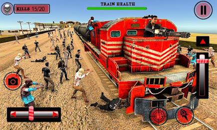 US Army Train Zombie Shooting Screenshot 3