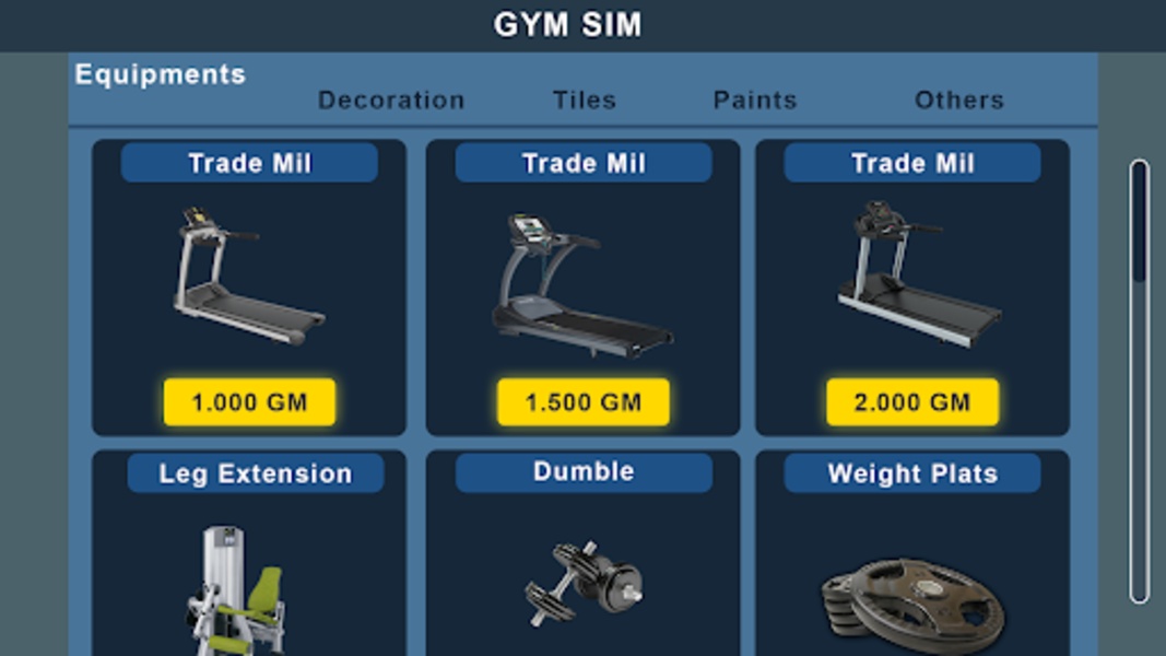 Gym simulator 24 : Gym Tycoon Zrzut ekranu 1