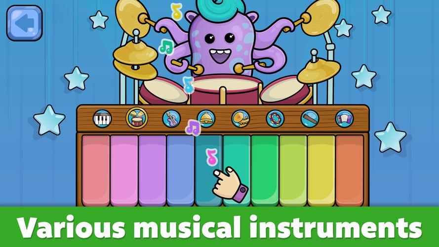 Baby Piano: Kids Music Games Ảnh chụp màn hình 1