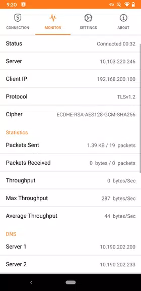 SonicWall Mobile Connect Tangkapan skrin 2