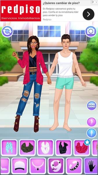 College Girl & Boy Makeover ภาพหน้าจอ 1