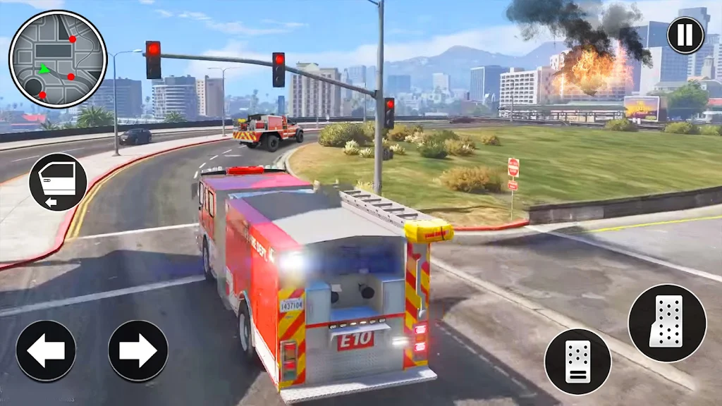 City Emergency Driving Games Captura de tela 1