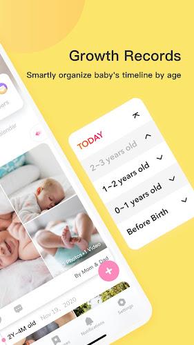 Bebememo - Smart Baby Journal Zrzut ekranu 1