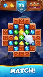 Schermata Jewels Adventure Match Blast 1