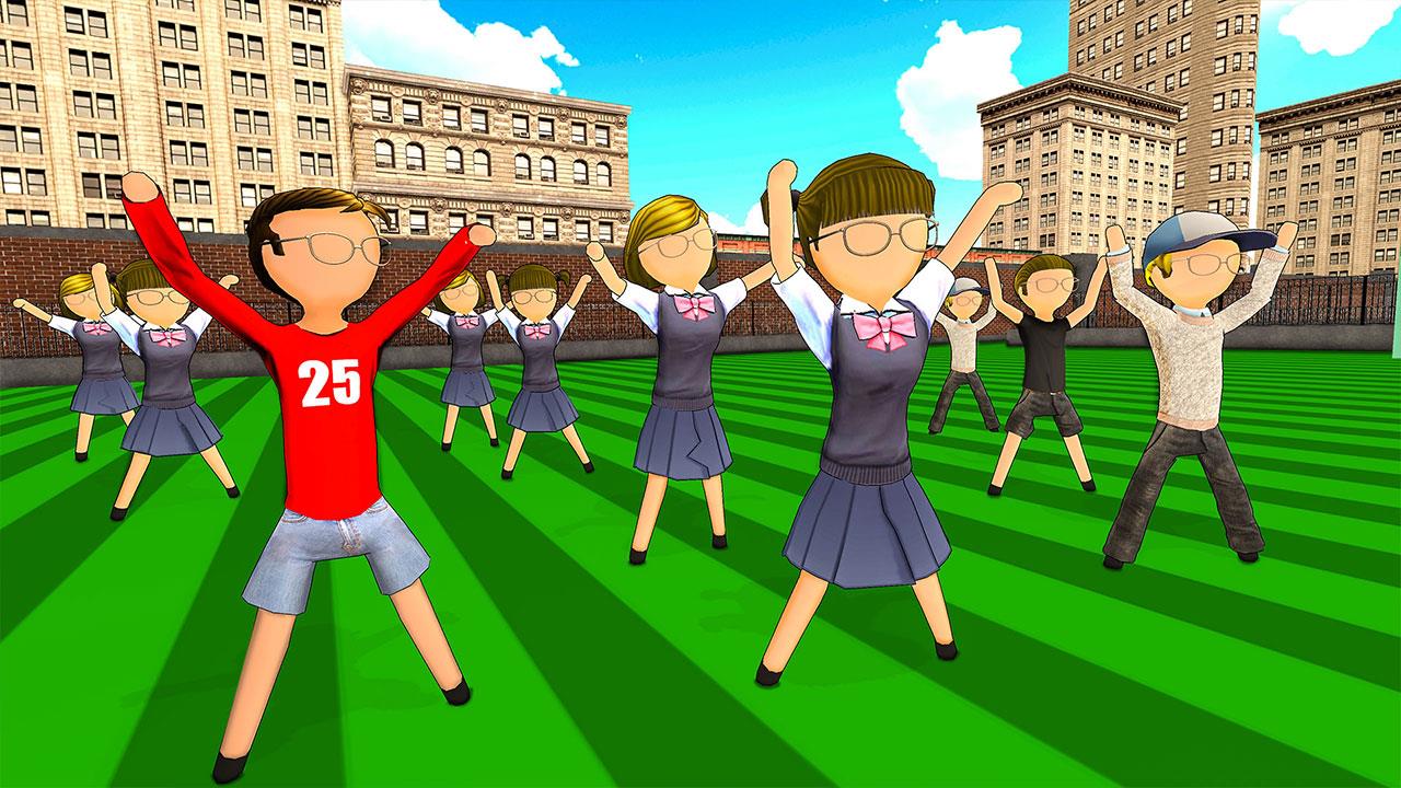 Stickman High School Girl Game Ekran Görüntüsü 2