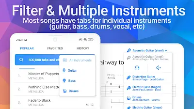 Schermata Songsterr Guitar Tabs & Chords 3