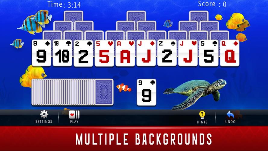 TriPeaks Solitaire Classic 스크린샷 0