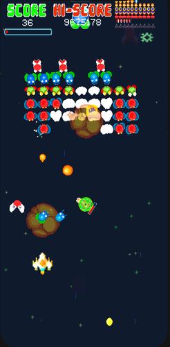 Galaxiga Retro:   - スペースシューター スクリーンショット 1