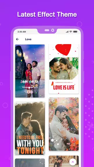 Vido : Video Status Maker Скриншот 1