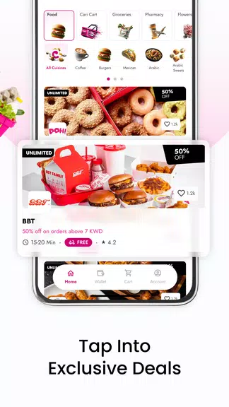 Cari: The best food delivered Capture d'écran 2
