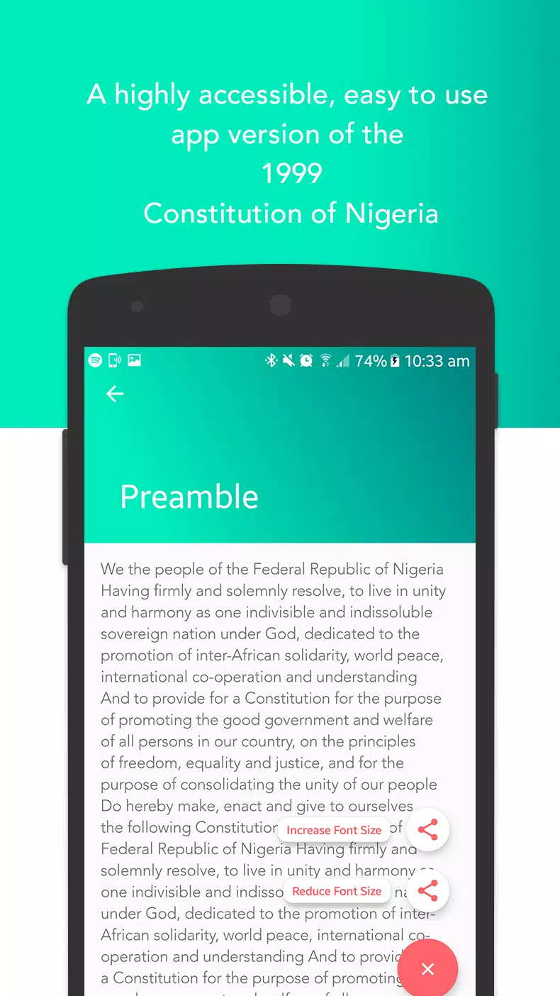 Schermata The Nigerian Constitution 1999 1