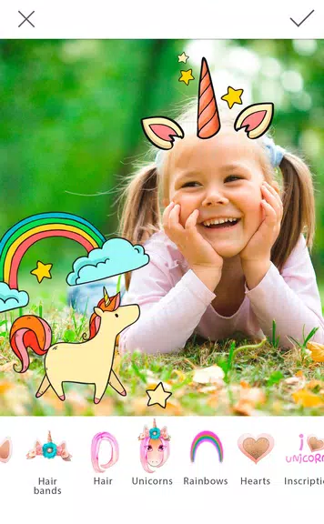Unicorn Photo Editor Captura de tela 3