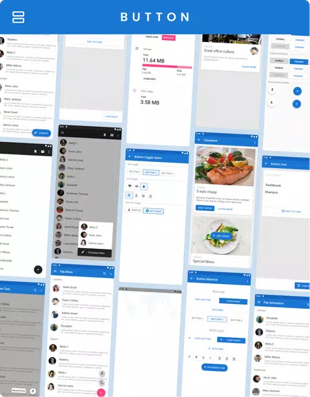 MaterialX - Material Design UI Tangkapan skrin 1