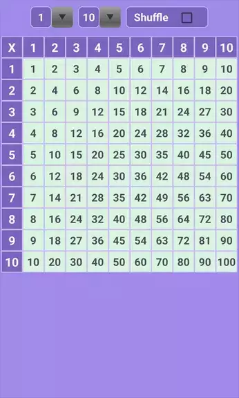 Multiplication Table: Math Captura de pantalla 1