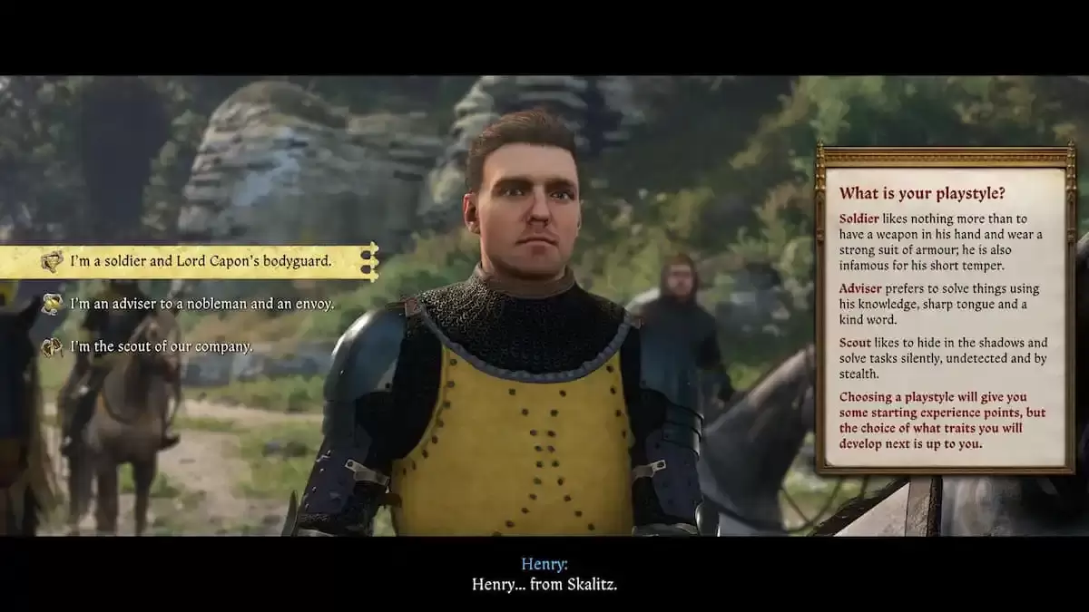Kingdom Come: Deliverance 2 Captain Thomas Dialogue Options
