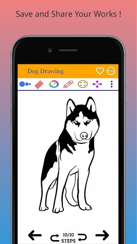 How to Draw Dog Step by Step 스크린샷 2