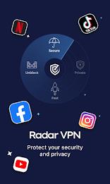 Radar VPN - Fast VPN Proxy Pro Ảnh chụp màn hình 0