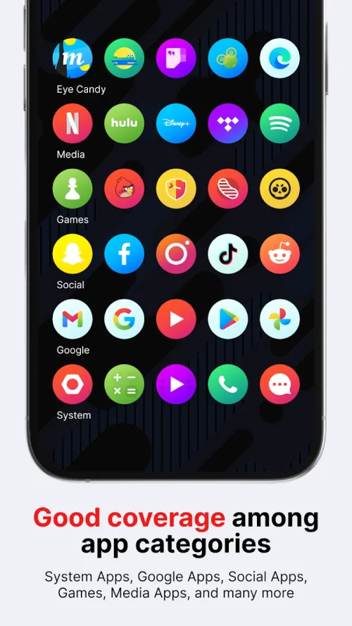 Hera Icon Pack: Circle Icons Captura de pantalla 3