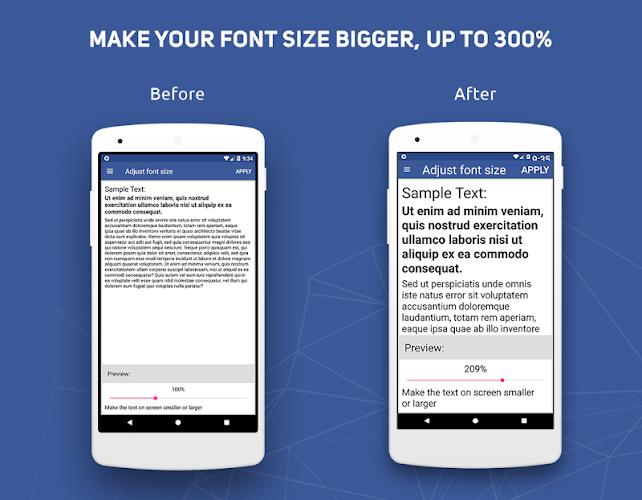 Big Font - Change Font Size & Text Size Ảnh chụp màn hình 0