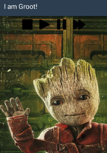 I am Groot Button Schermafbeelding 2