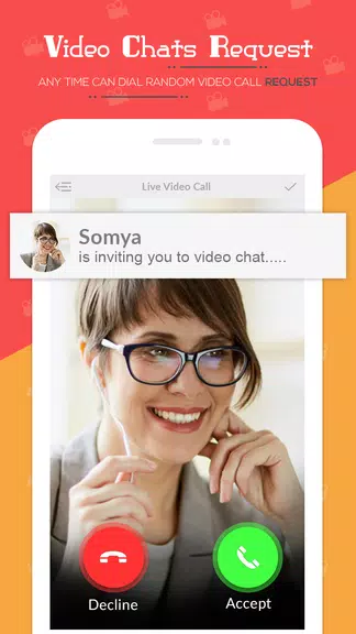 Live Video Chat - Random Video Call with Girls Capture d'écran 3