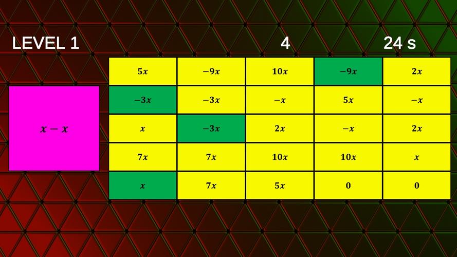 Polynomial Bingo (Mathematics) Schermafbeelding 1