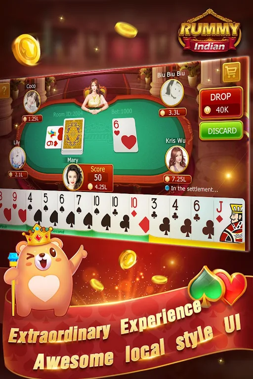 Indian Rummy-Free Online Card Game ဖန်သားပြင်ဓာတ်ပုံ 1