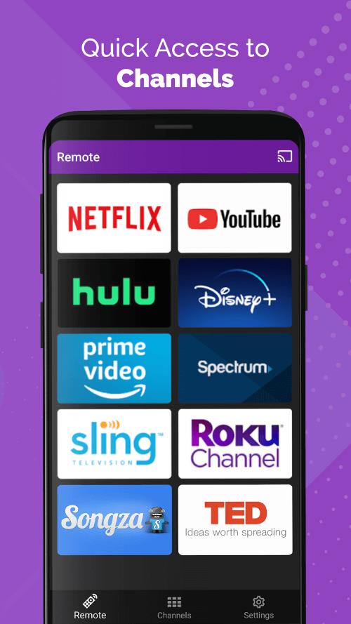 Remote Control for Roku TV Ảnh chụp màn hình 1