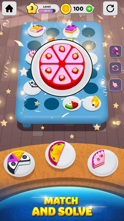 Cake Sort 3D - Sorting Games Screenshot 2