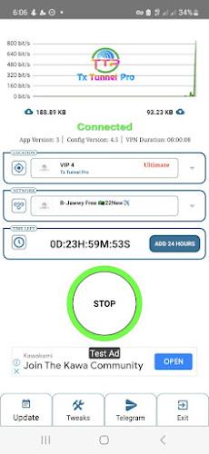 Tx Tunnel Pro - Super Fast Net 스크린샷 1