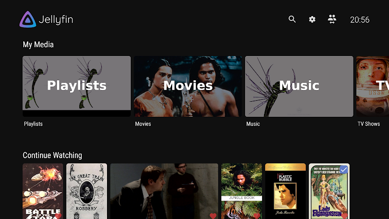 Jellyfin for Android TV スクリーンショット 0