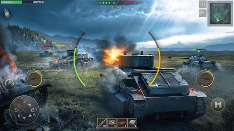 Battle Tanks: Online War games ဖန်သားပြင်ဓာတ်ပုံ 1