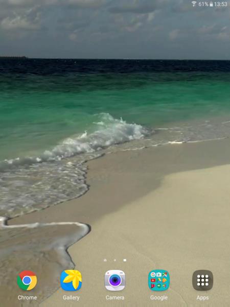 Tropical Beach Live Wallpaper Captura de tela 3